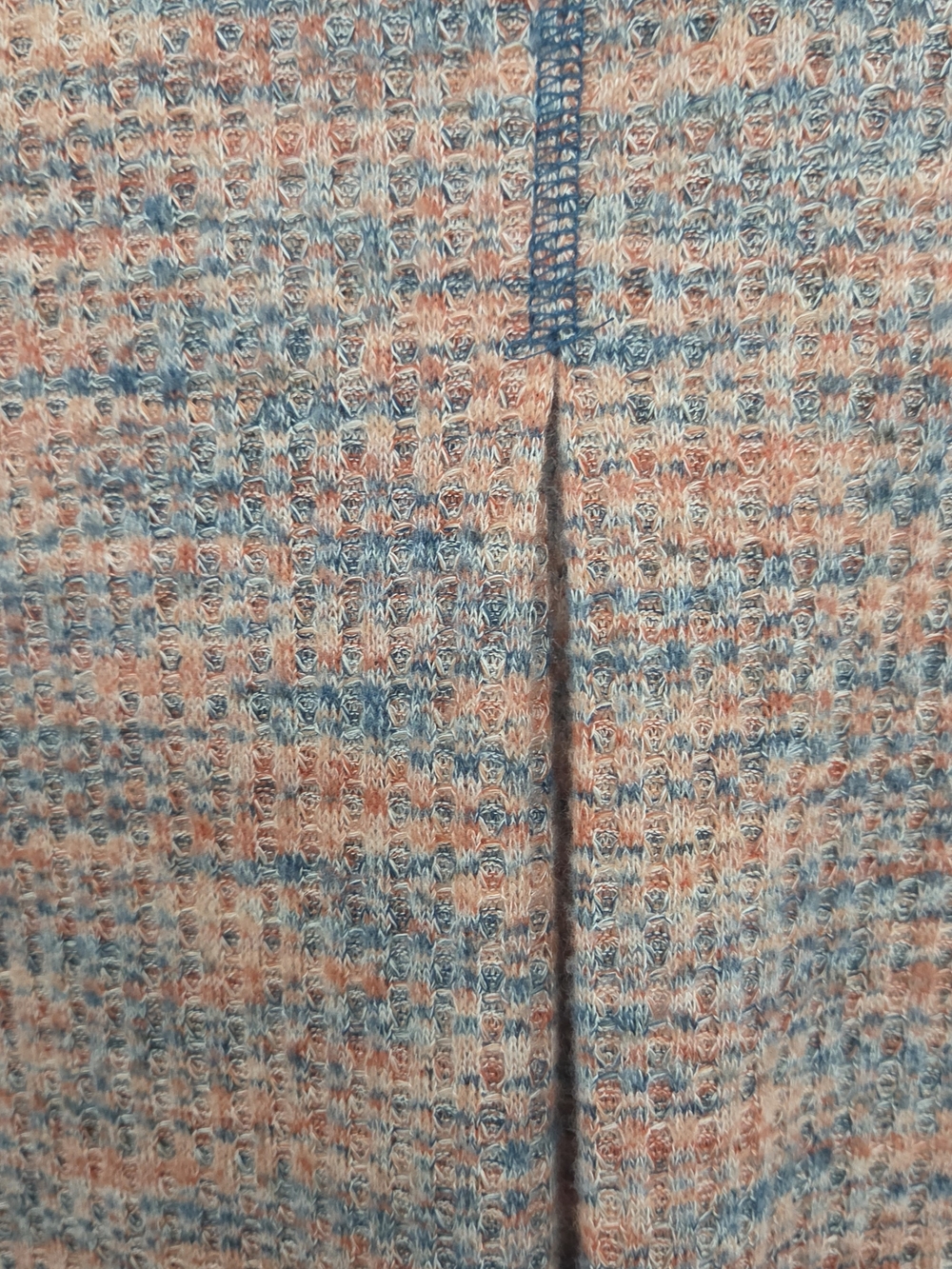 NWT Free People Peach & Blue Heather Cowl Pullover(xs) - Picture 8 of 9